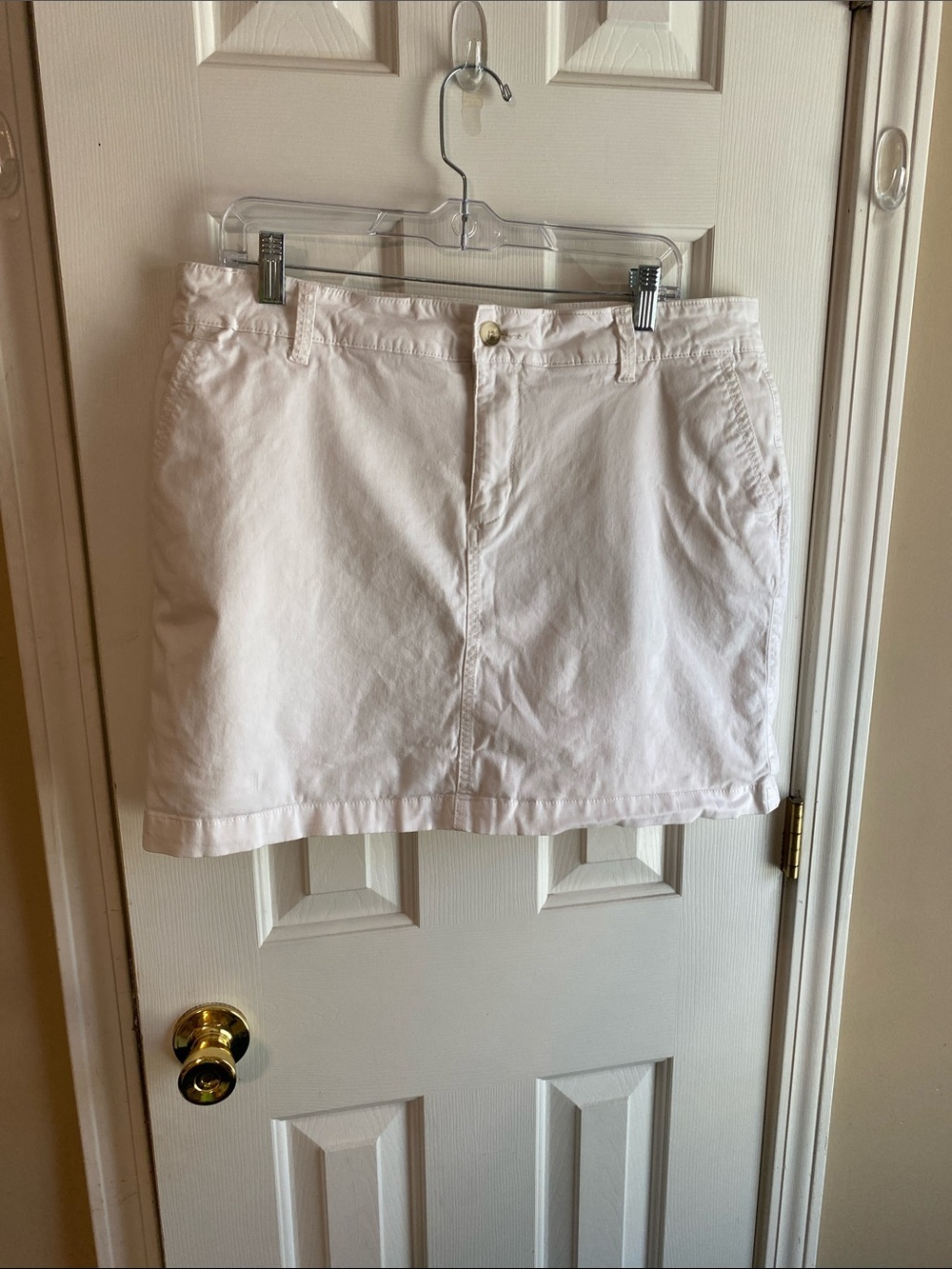 Sonoma Life + Style White Cotton Everyday Skorts Size 16 Pockets Comfortable Fit